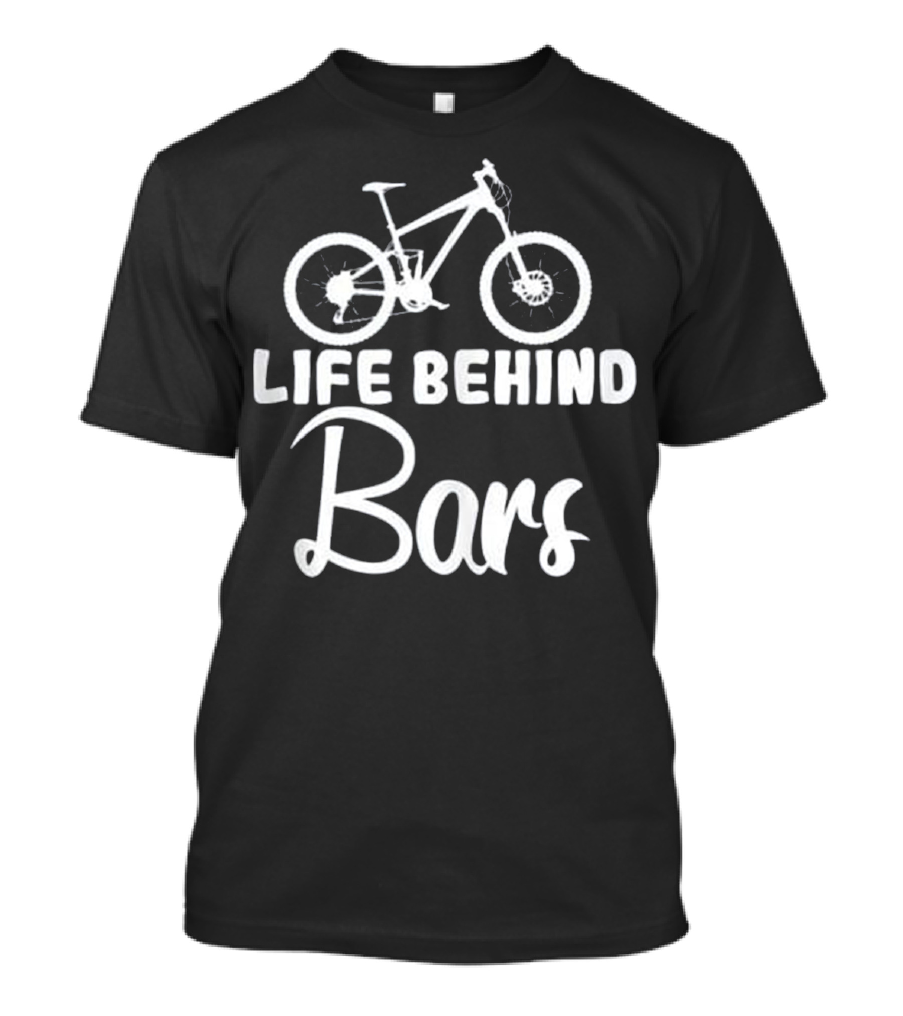 Life Behind Bars Funny MTB Mountain Bike T-Shirt