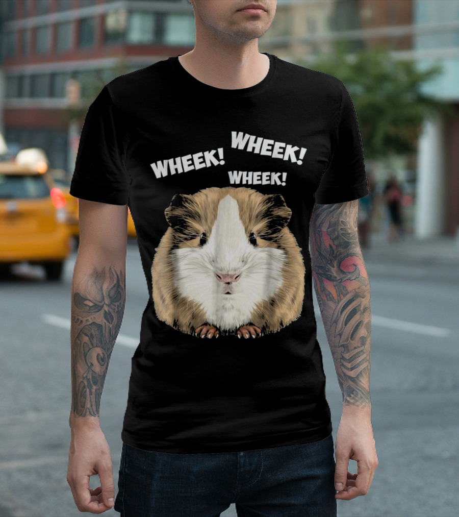 Wheek Wheek Wheek Cute Funny Guinea Pig Owner The Cavy T-Shirt