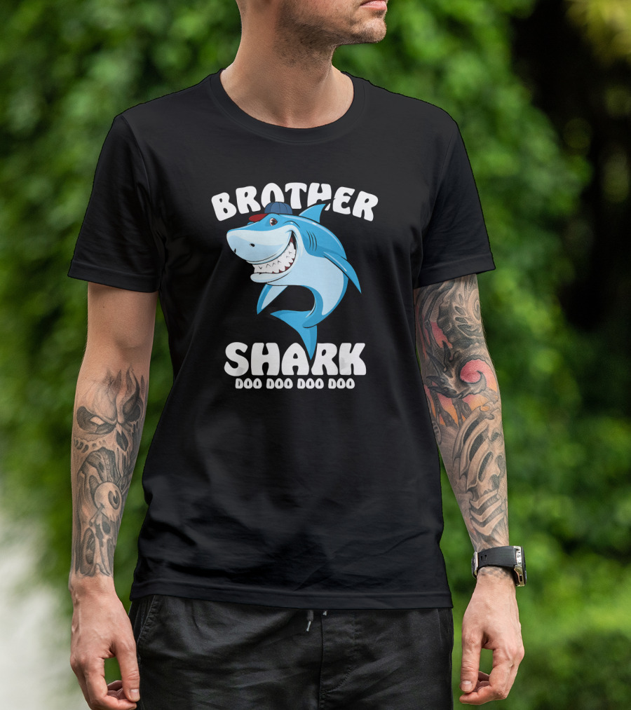 Brother Shark Doo Doo Doo Doo Matching Family T-Shirt