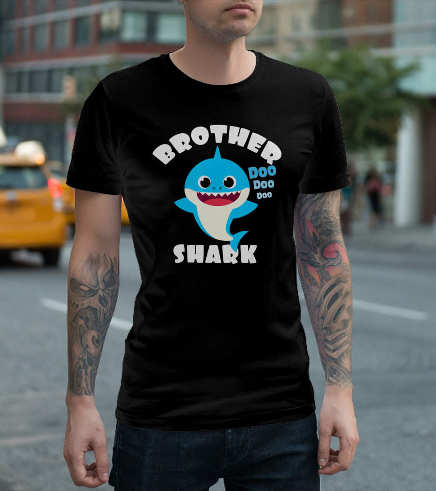 Brother Shark Doo Doo Doo Cute Baby Shark T-Shirt