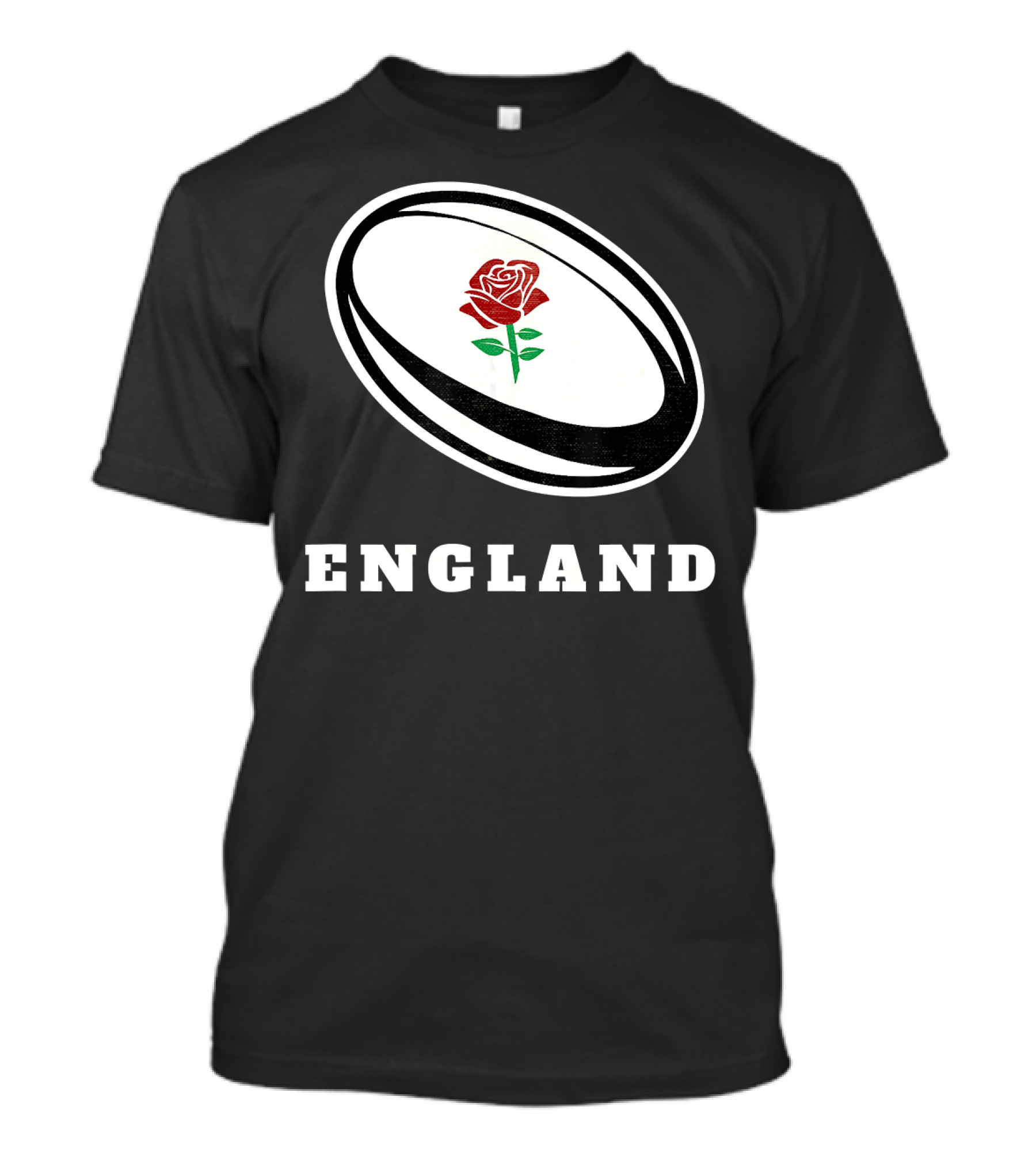 England Rugby Rose Rugby Ball T-Shirt