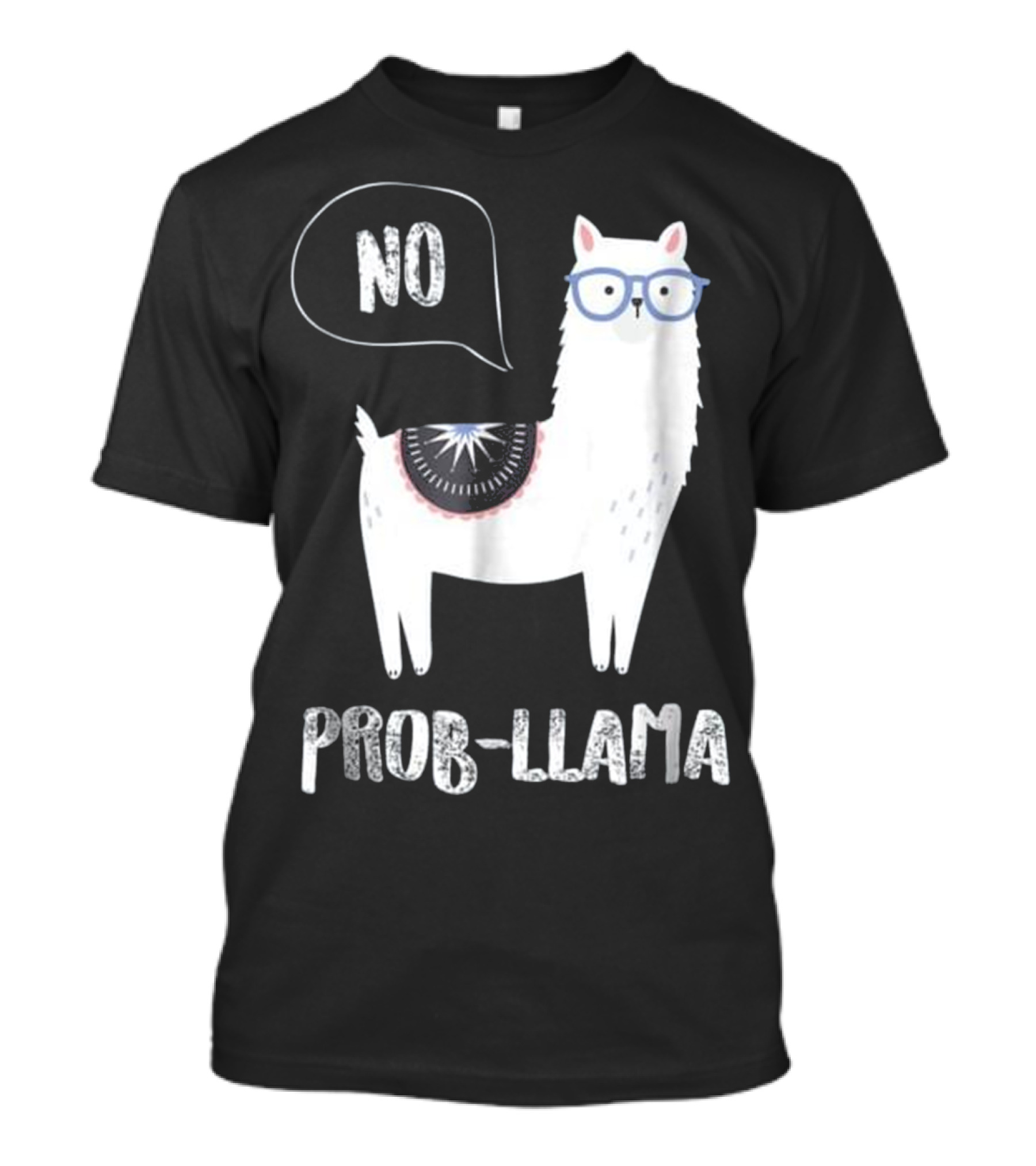 No Prob-Llama Cute Llama Alpaca Funny Farm Ani T-Shirt