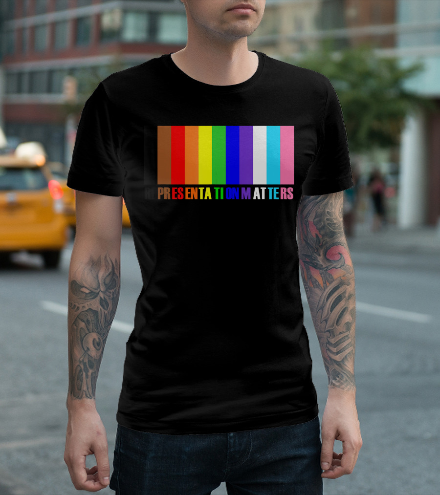 REPRESENTATION MATTERS Inclusive Pride Colors T-Shirt