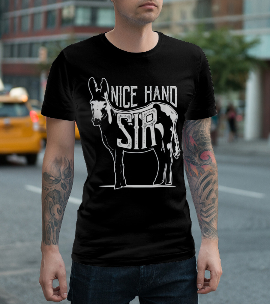 Nice Hand Sir Donkey Poker Funny Gamb T-Shirt