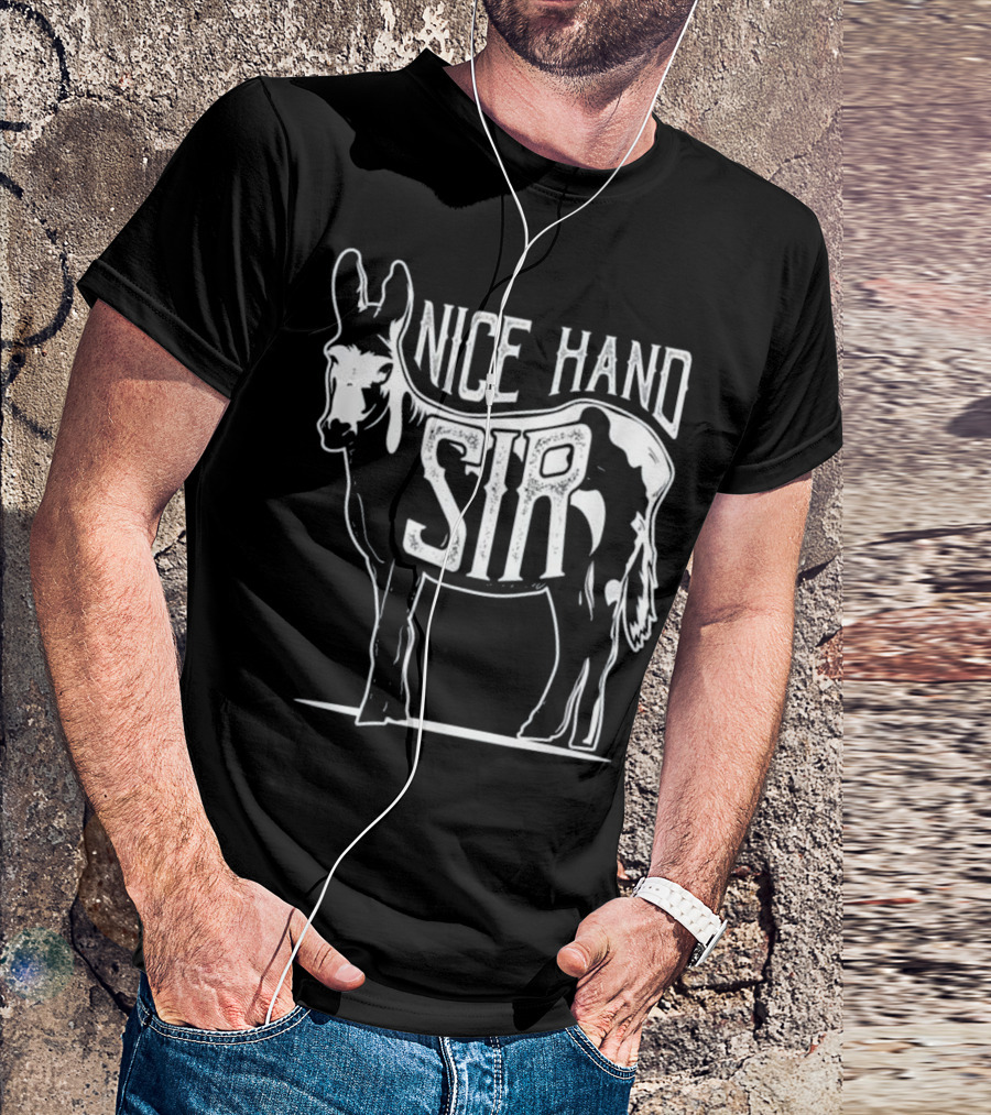 Nice Hand Sir Donkey Poker Funny Gamb T-Shirt
