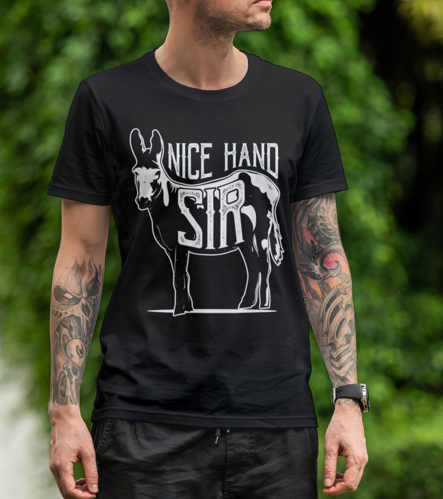 Nice Hand Sir Donkey Poker Funny Gamb T-Shirt