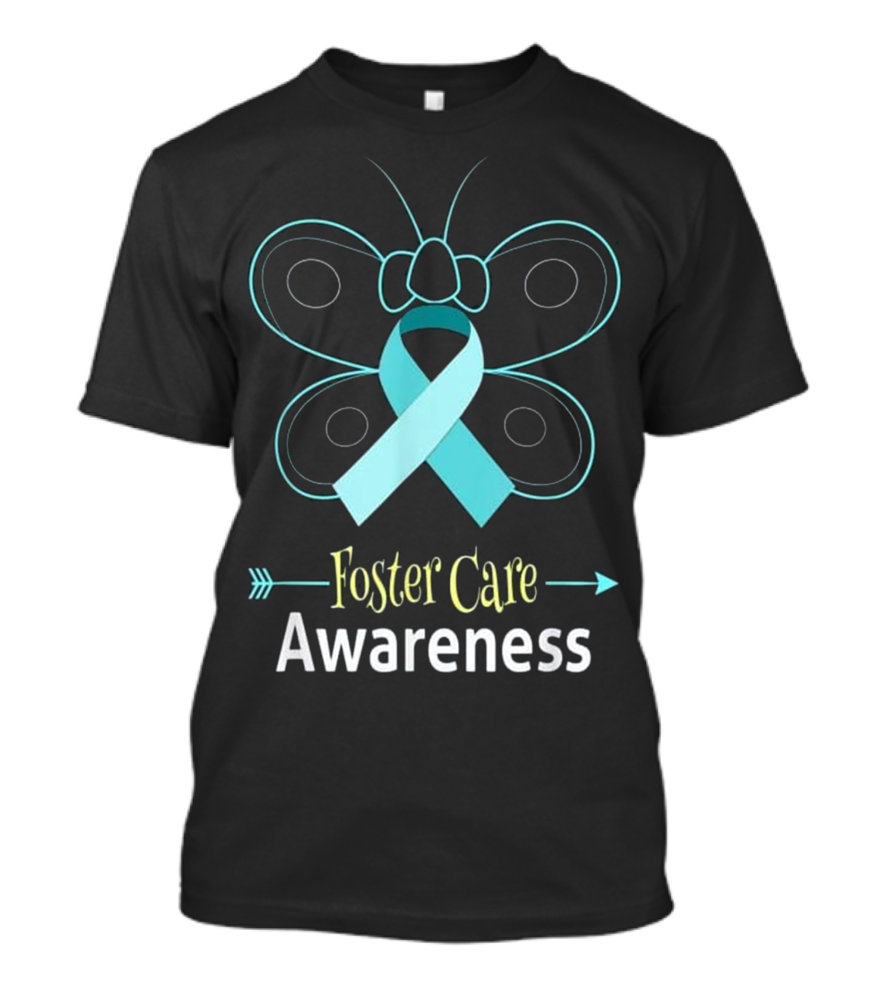 Foster Care Awareness Butterfly T-Shirt
