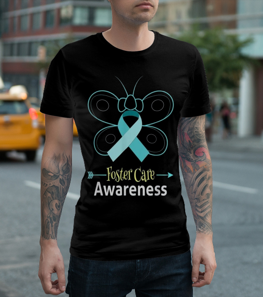 Foster Care Awareness Butterfly T-Shirt