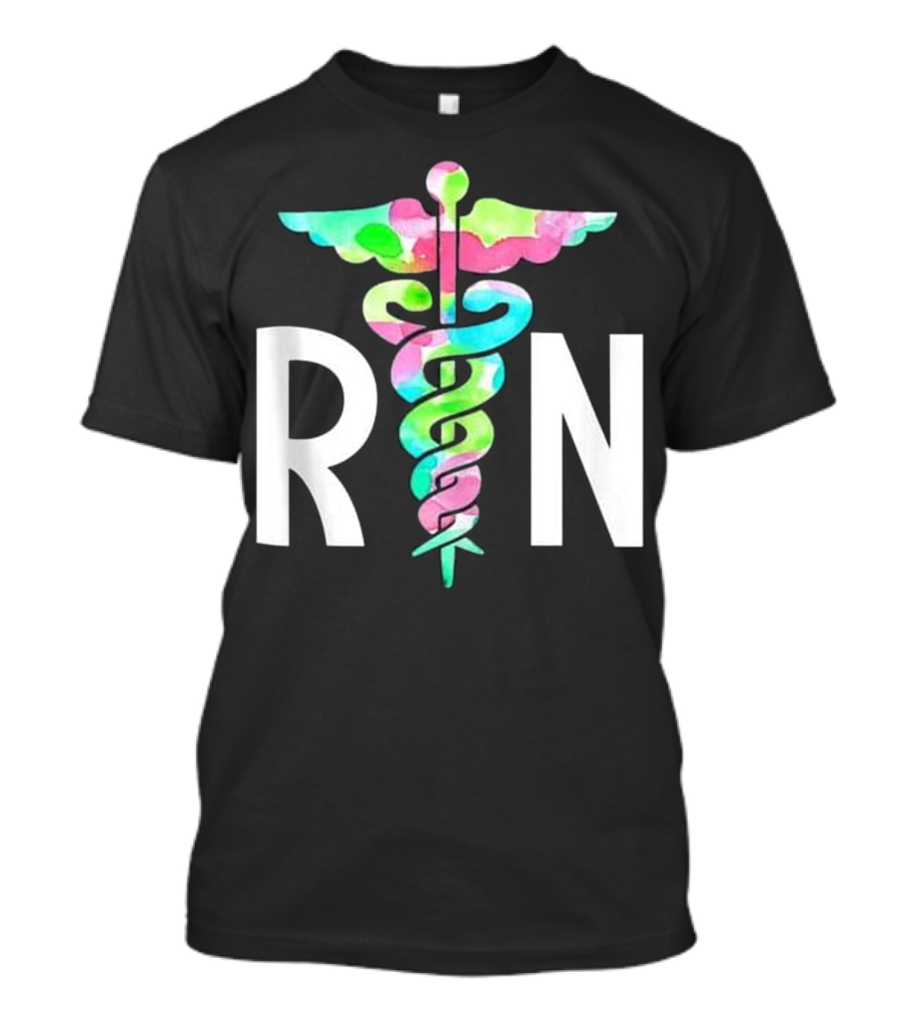 Cute RN Caduceus Nursing T-Shirt