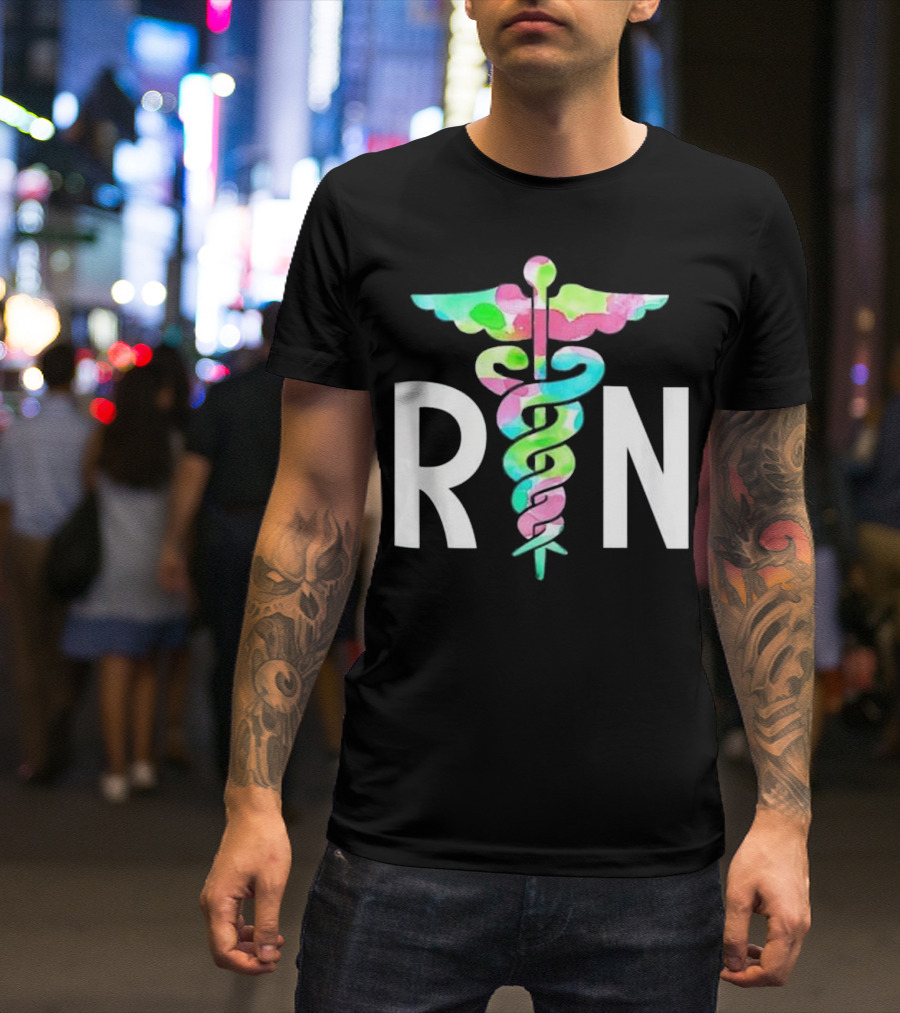 Cute RN Caduceus Nursing T-Shirt