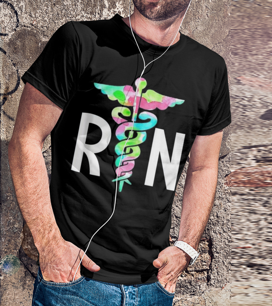 Cute RN Caduceus Nursing T-Shirt