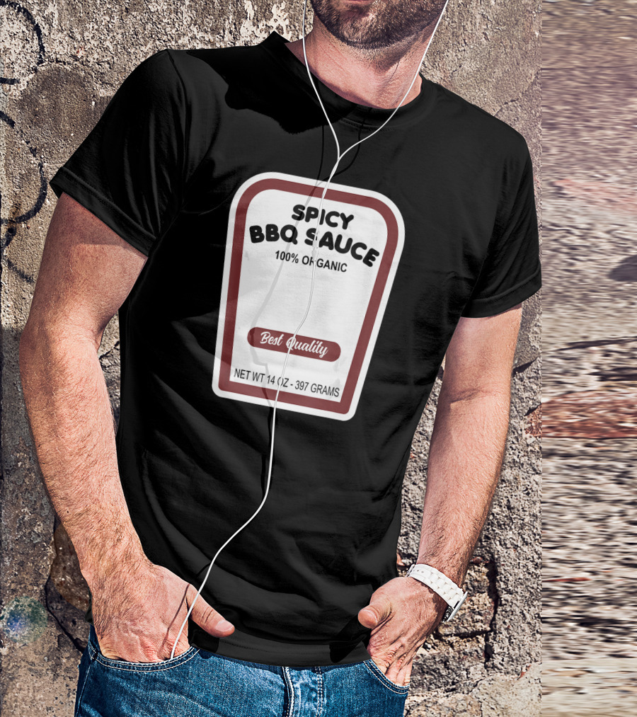 Spicy BBQ Sauce 100% Organic Best Quality Halloween Costume T-Shirt