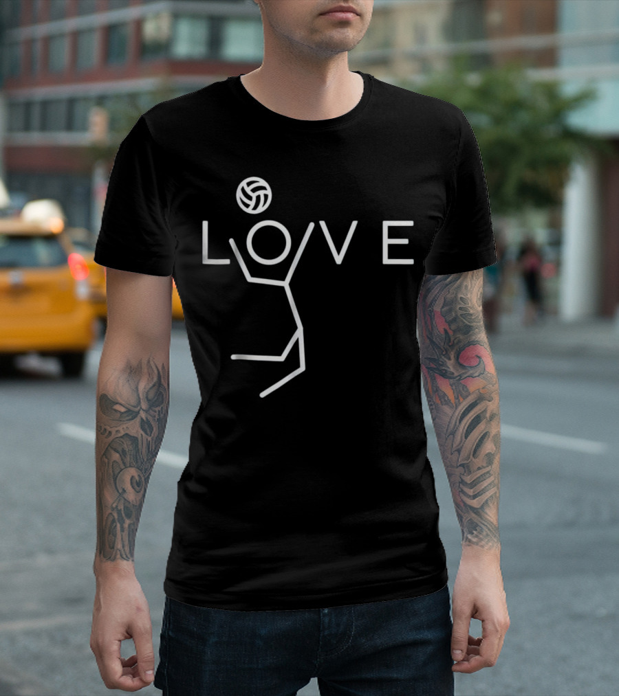 Cute Volleyball Love For Teen Girls Spike Lo T-Shirt
