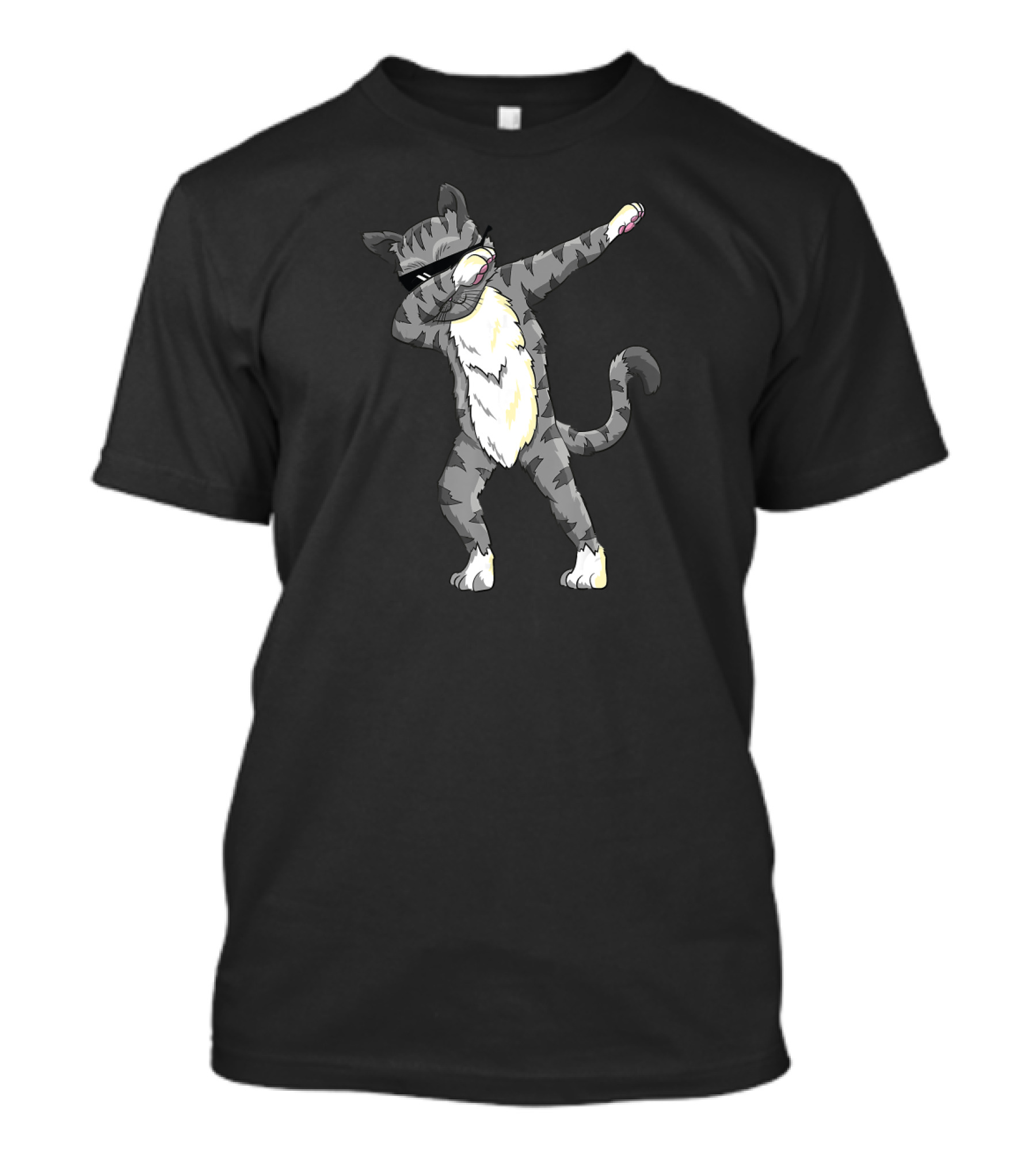 Funny Dabbing Cat Dance Moves Dabbin' Feline T-Shirt