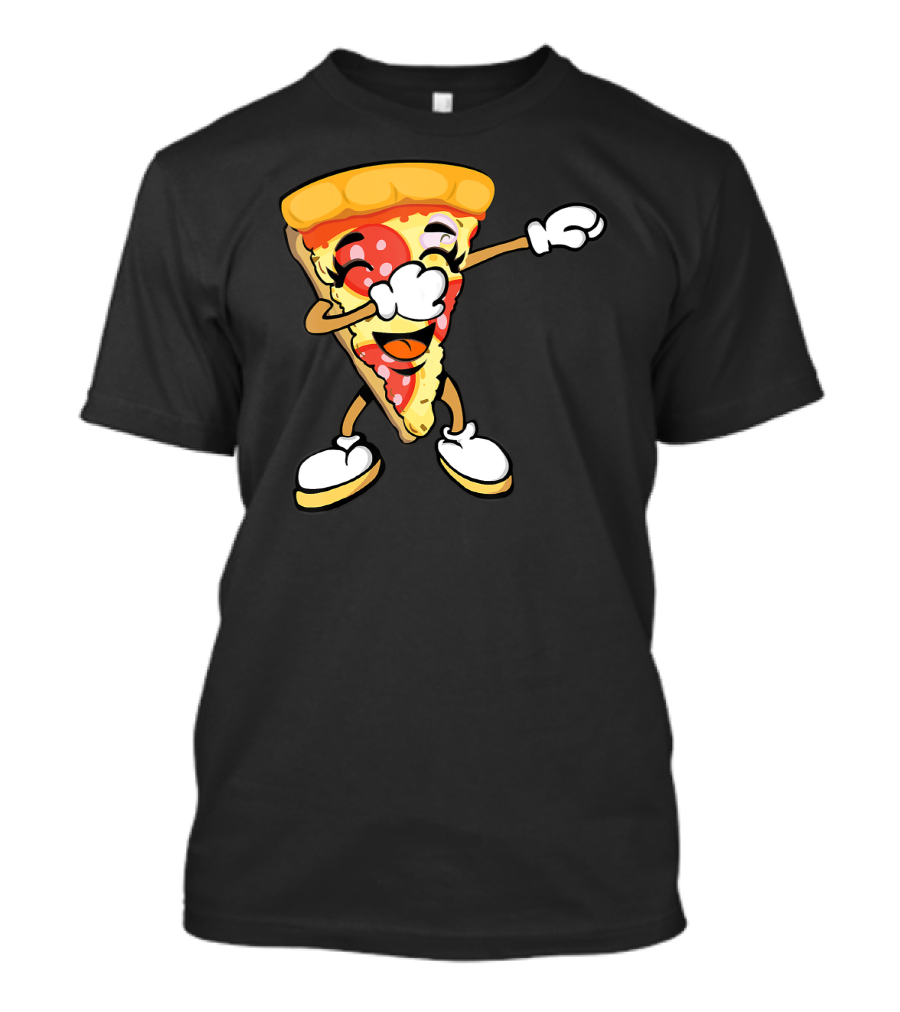Dabbing Pizza Slice Dance Italian Dab Trend T-Shirt