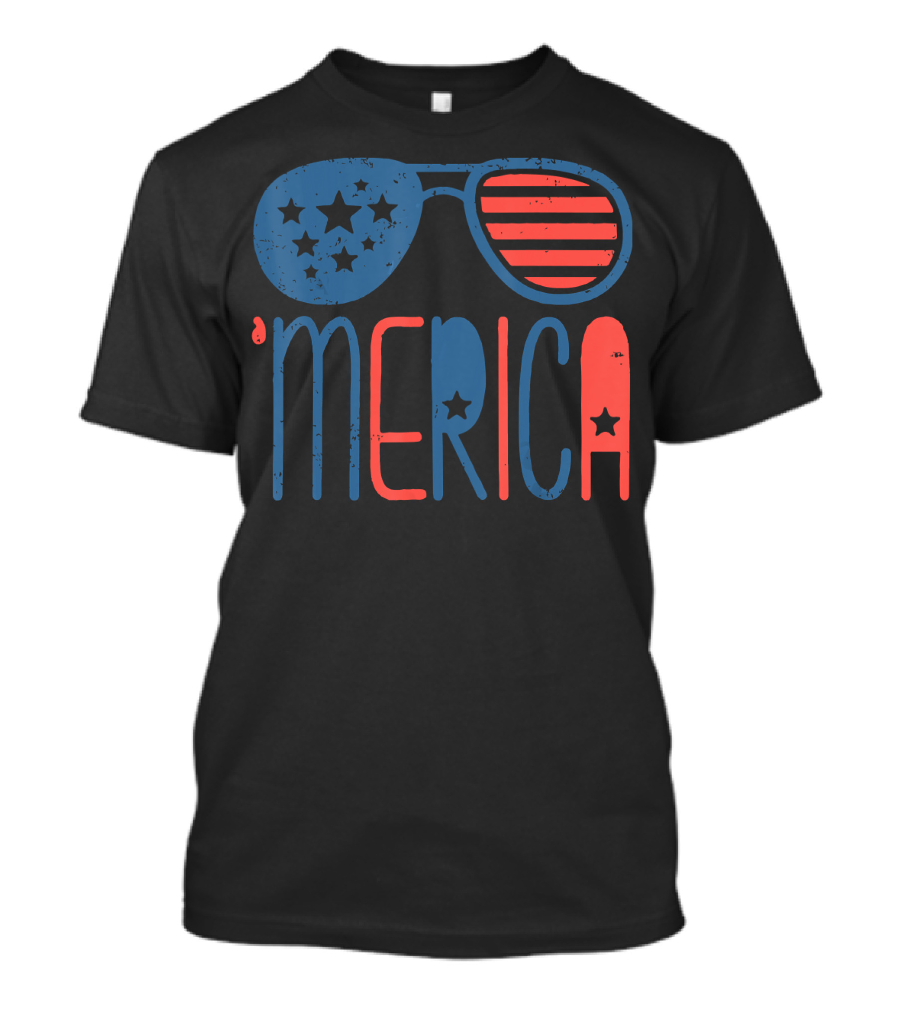 'Merica American Flag Aviators Toddler T-Shirt