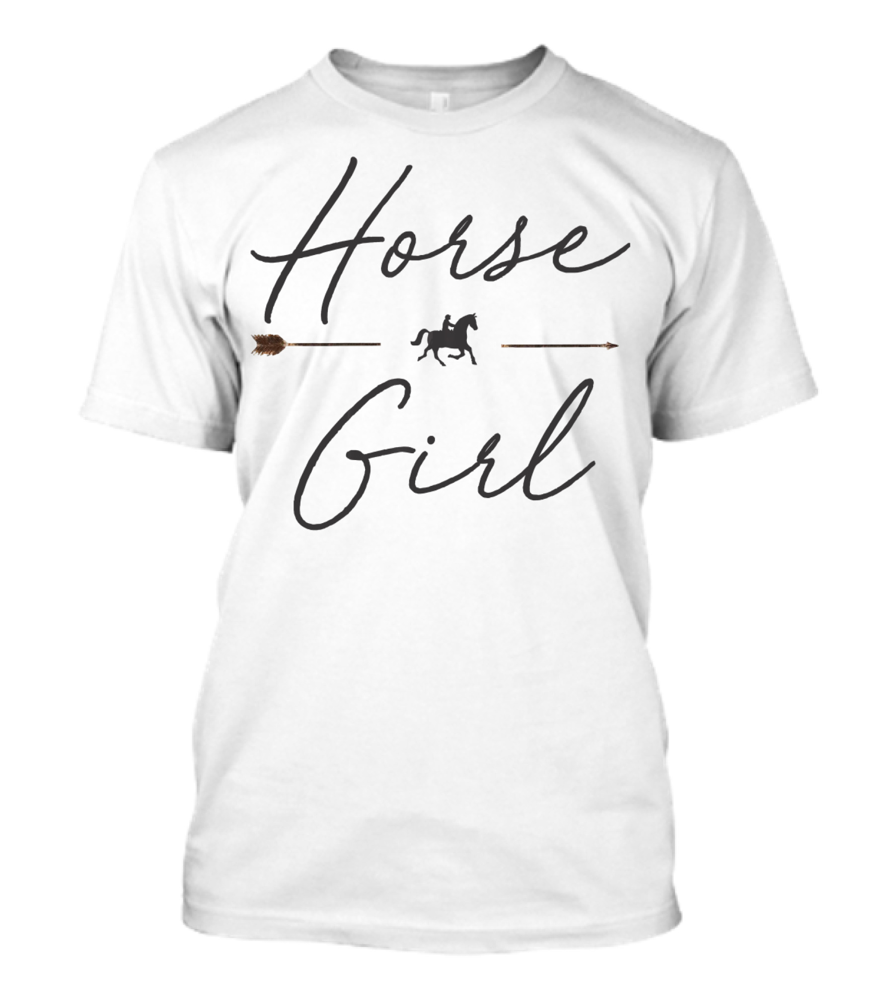 Horse Girl Country Girl HorseBack Rider Iconic Arrow T-Shirt