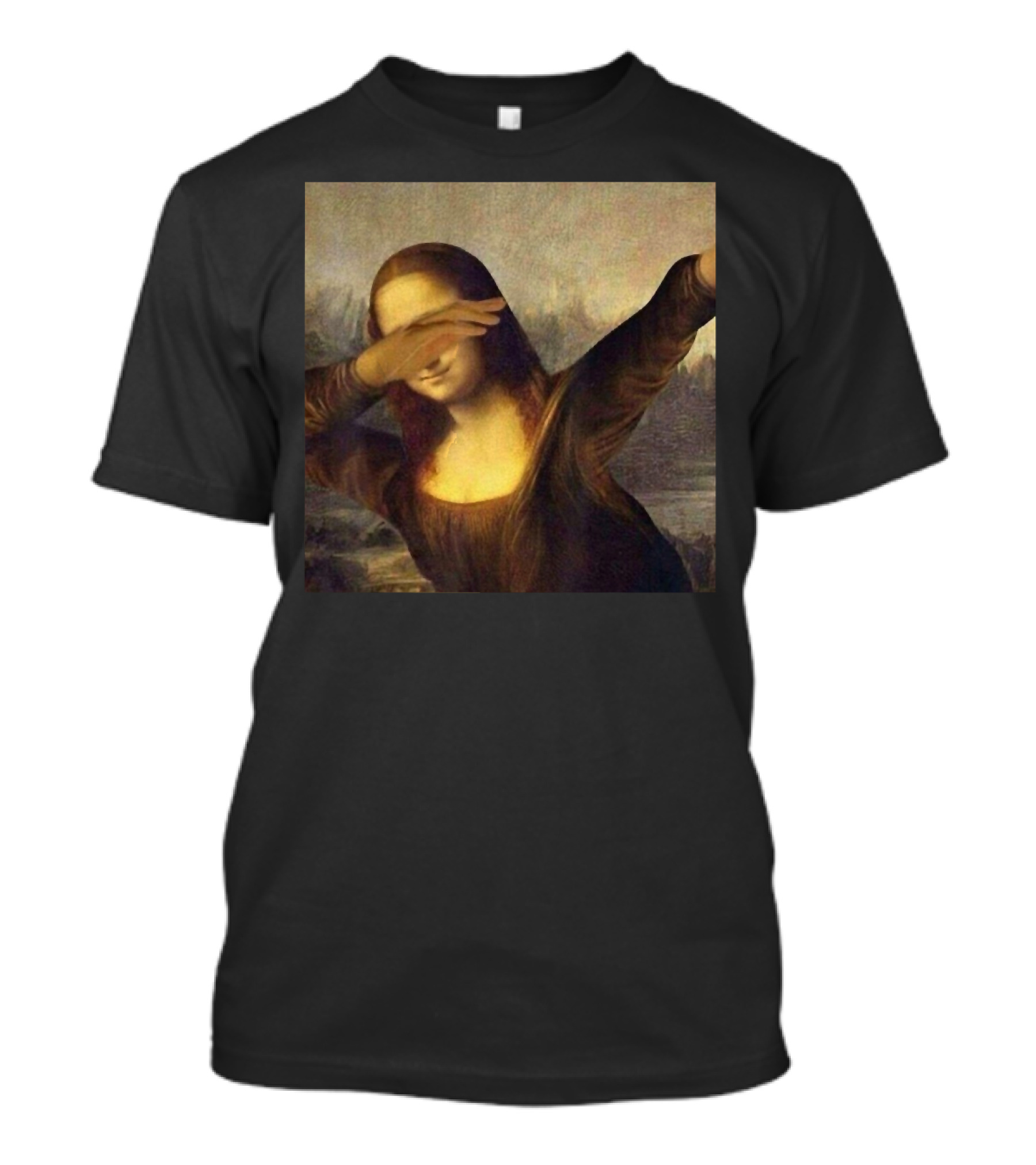 Dabbing Mona Lisa La Giocondo Chrissy Inst Meme T-Shirt