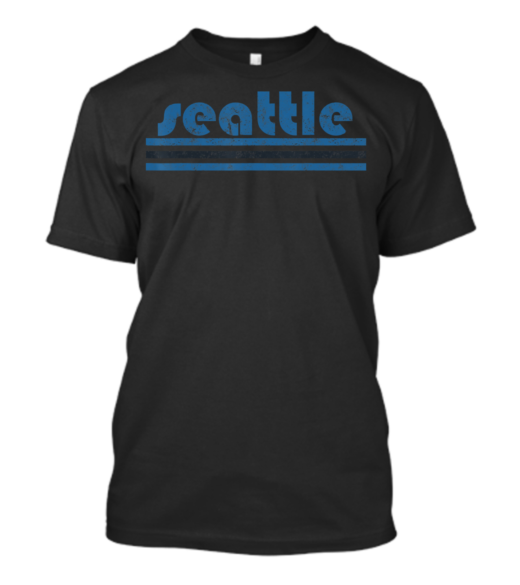 Seattle Soccer Retro Three Stripe Seattle FC Gi T-Shirt