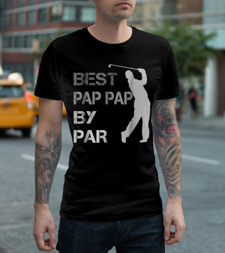 Best Pap Pap By Par Father's Day Golf T-Shirt