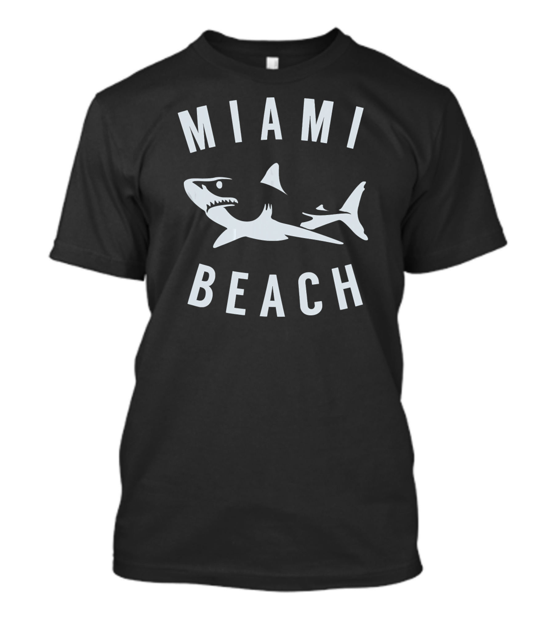 MIAMI BEACH Shark Icon Floridaark FL So T-Shirt