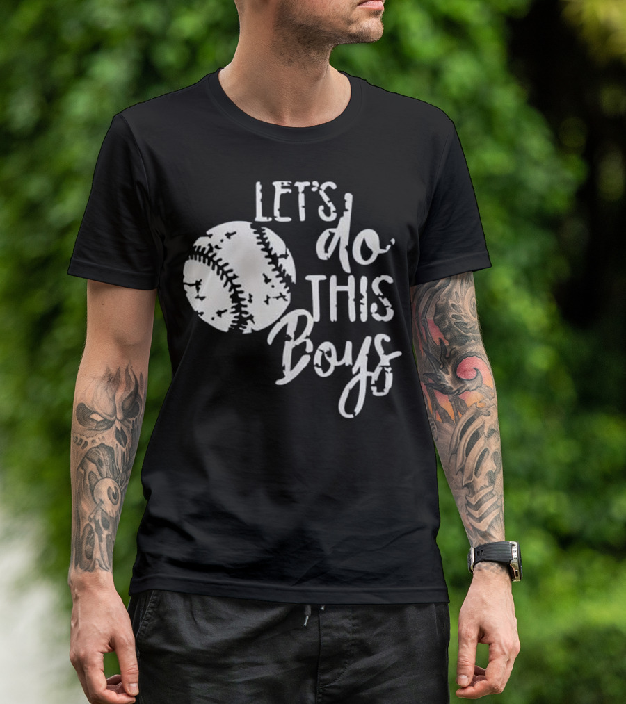 Let's Do This Boys Baseball Mom Base T-Shirt