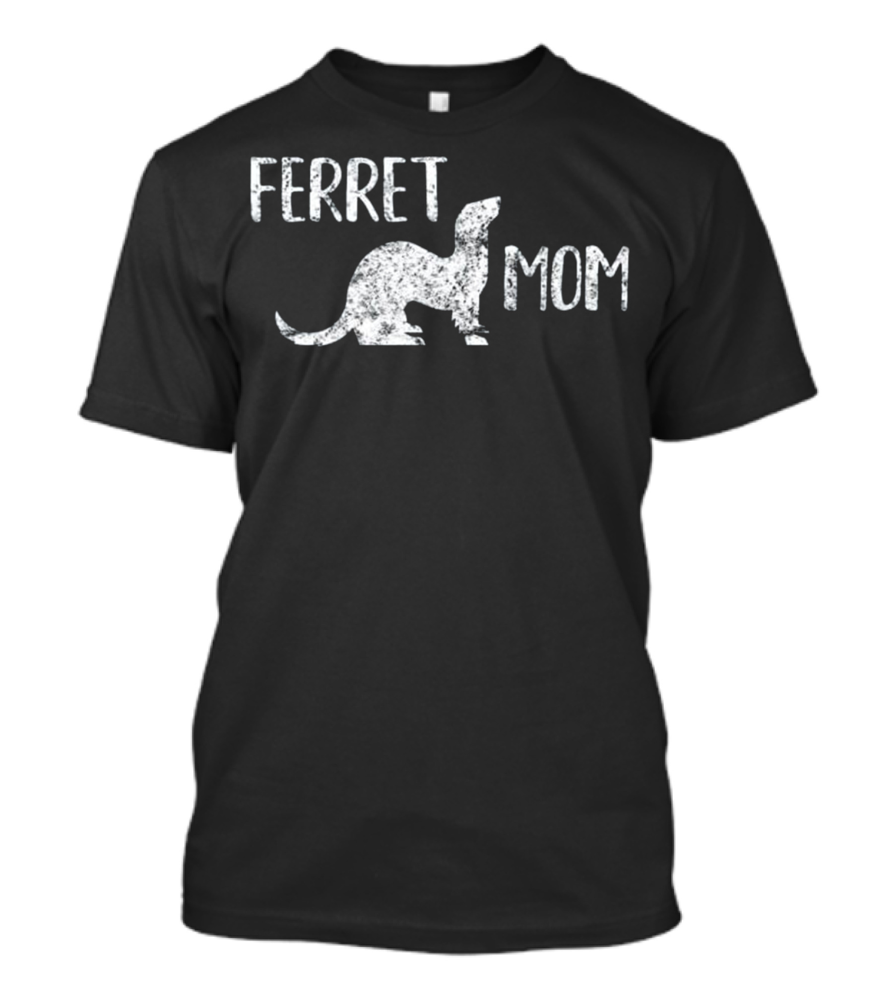 Ferret Mom For The Ferret Lady Women Vintage Look Ferret T-Shirt
