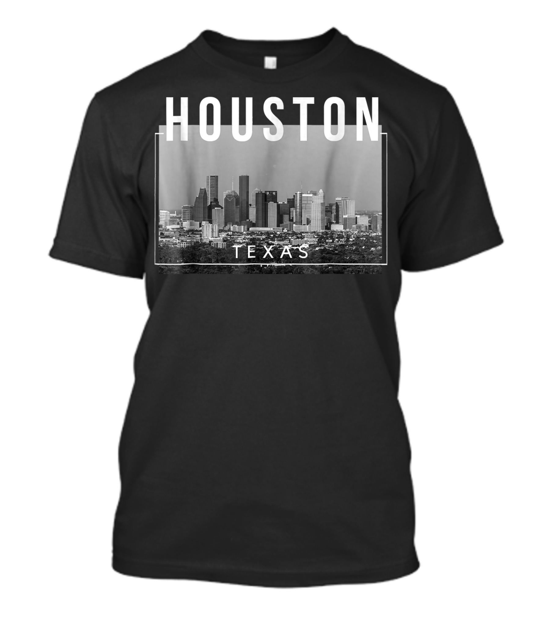 Houston Texas Skyline H-Town The Big H T-Shirt
