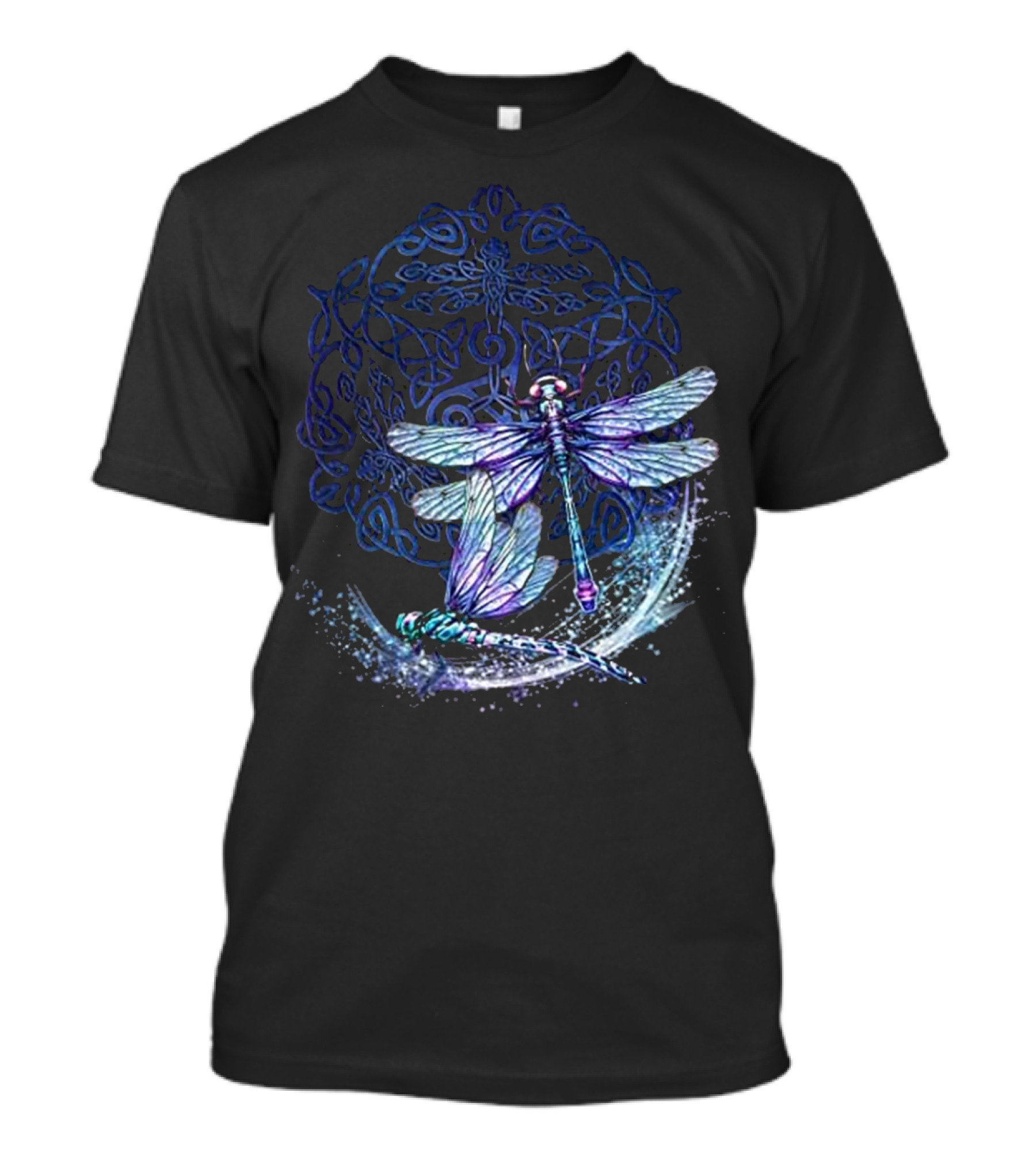 Celtic Knot Dragonfly Symbol With Intricate Celtic T-Shirt