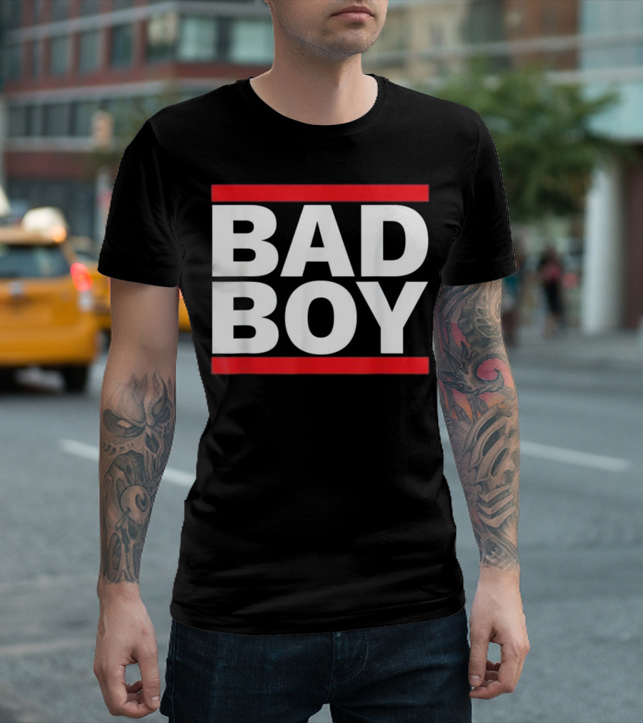 Bad Boy Retro 80s Hip Hop Rap T-Shirt
