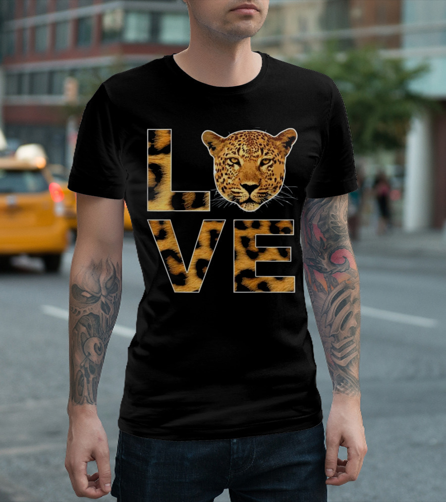 Cheetah Love Face Animal Instinct Born Wild T-Shirt