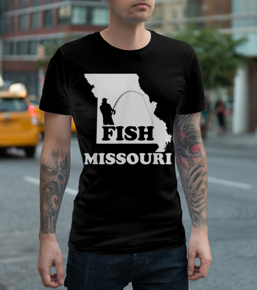 Fish Missouri Fishing Funny Fishi T-Shirt