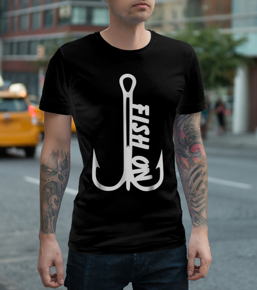 Fish On Hook Bass Fishing T-Shirt