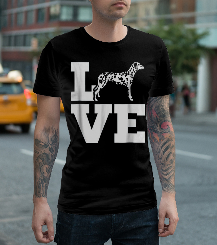 LOVE Dalmatian T-Shirt