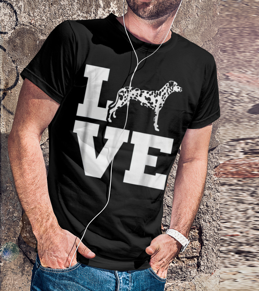 LOVE Dalmatian T-Shirt