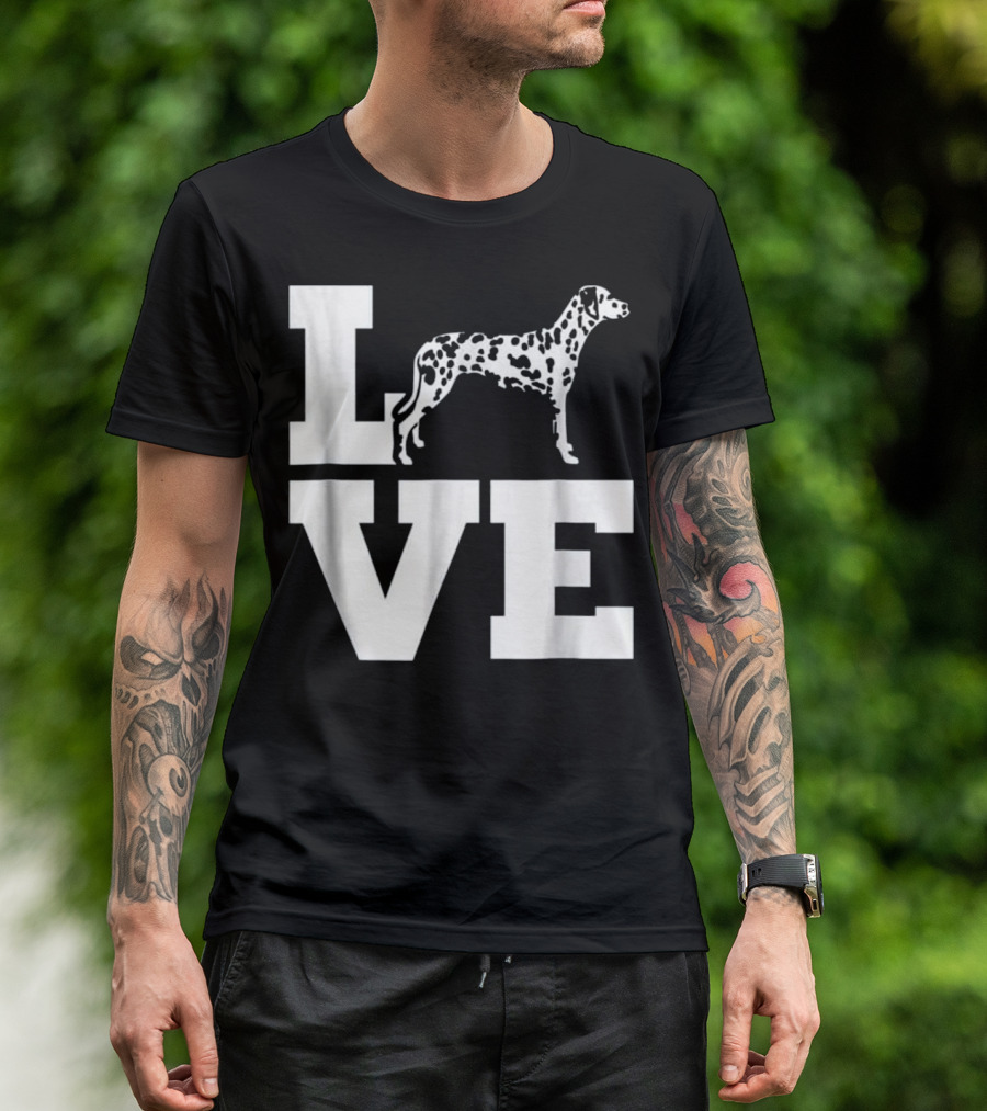 LOVE Dalmatian T-Shirt