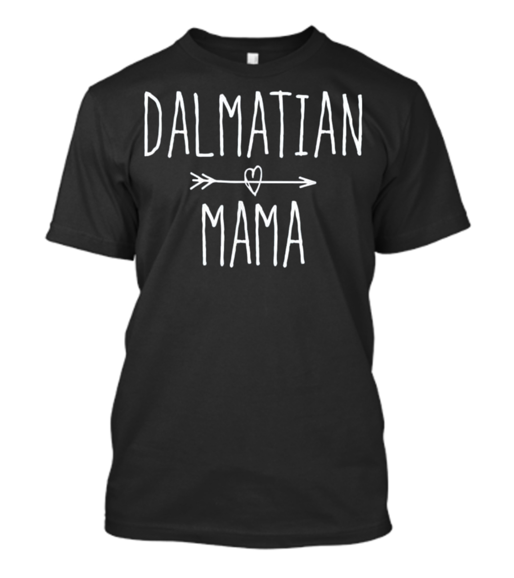 Dalmatian Mama Cute Dalmatian Heart Arrow T-Shirt