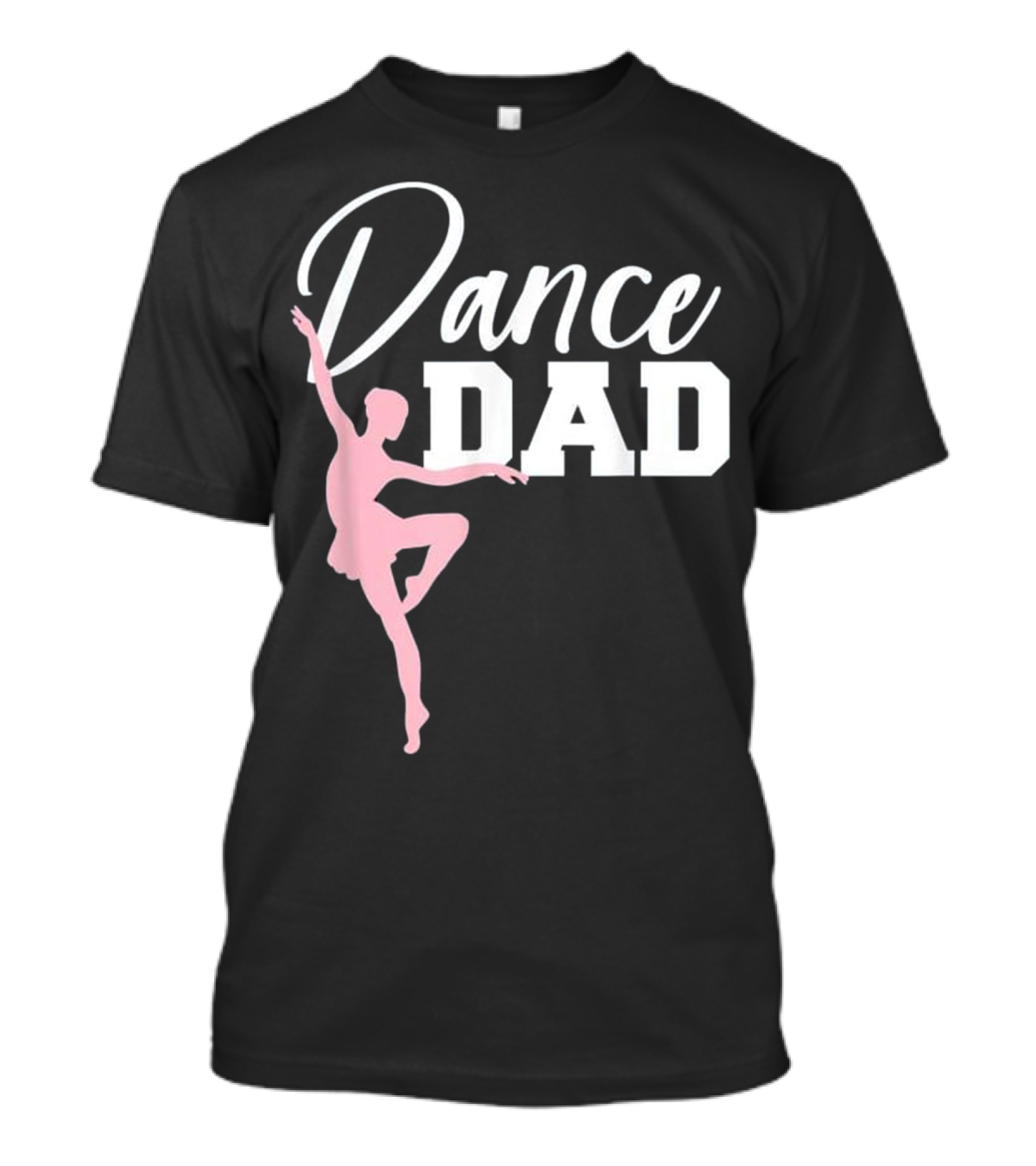 Dance Dad Ballerina Silhouette Dad T-Shirt