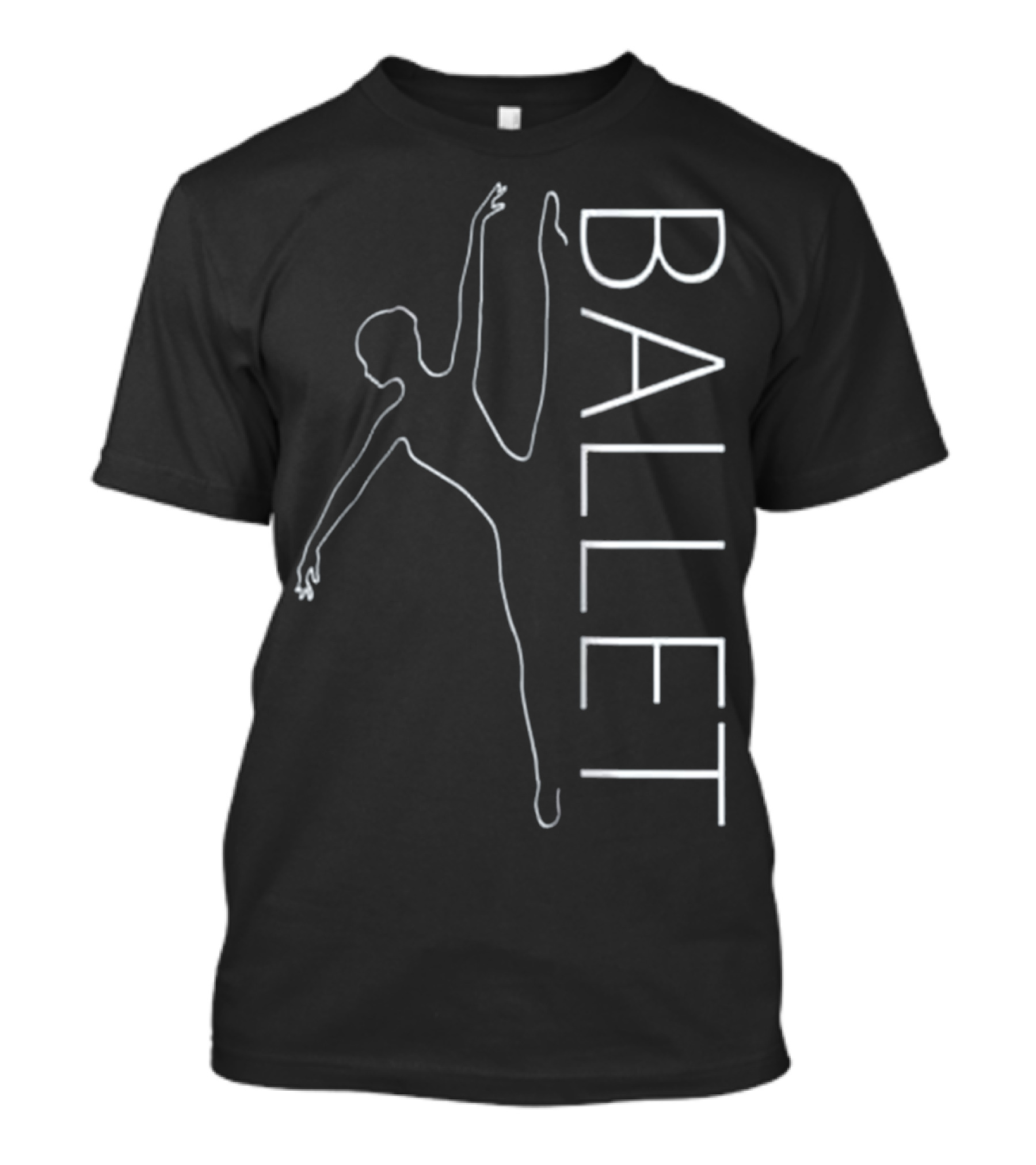 Ballet Dancer Silhouette T-Shirt