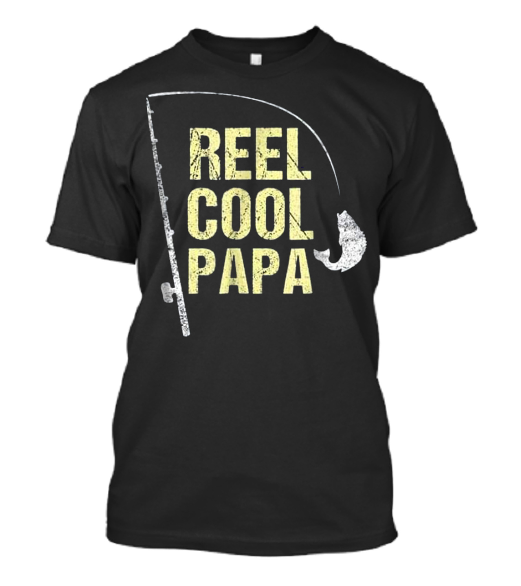Reel Cool Papa Fishing Fisherman T-Shirt