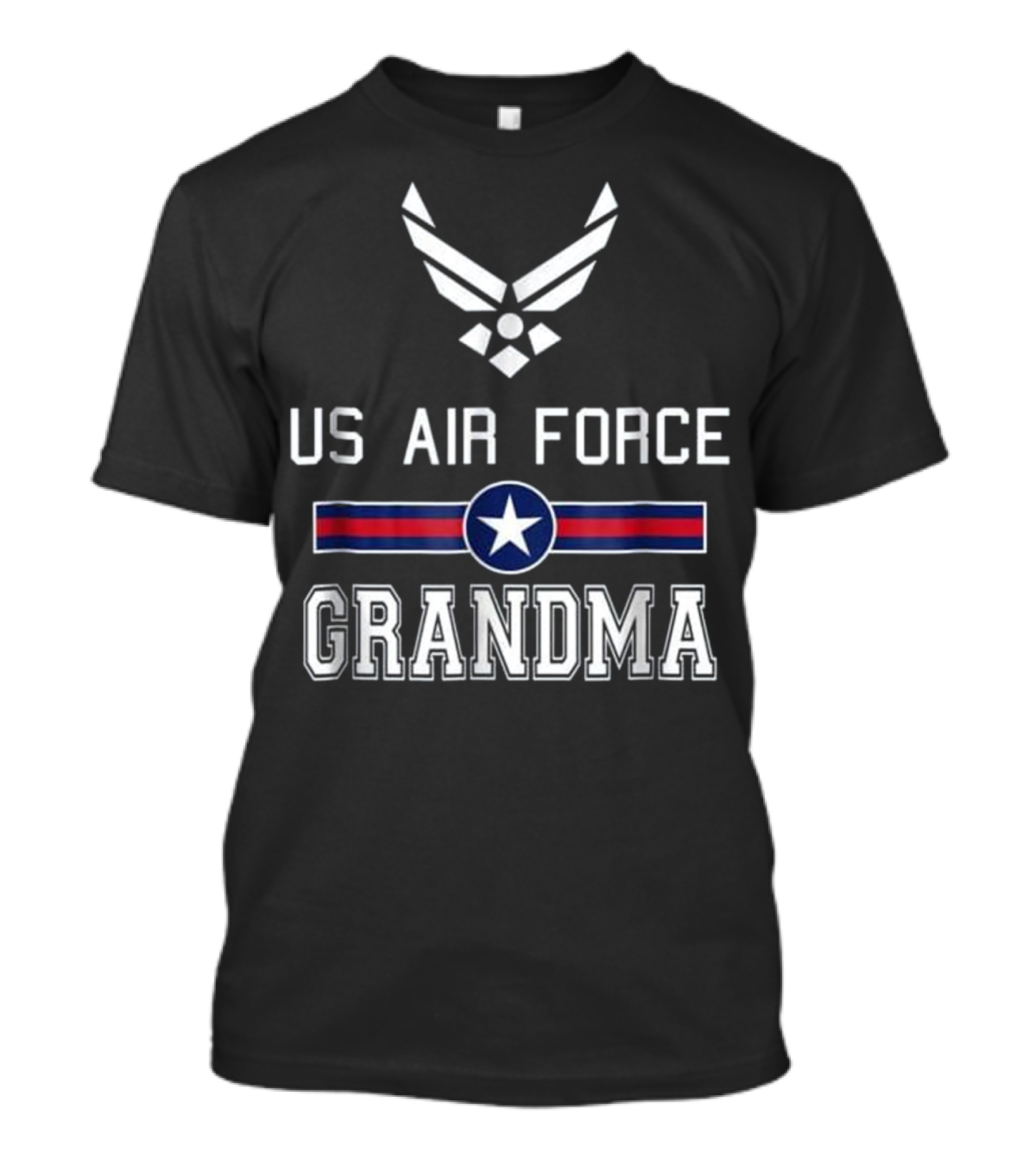 US Air Force Grandma Military Proud Star T-Shirt