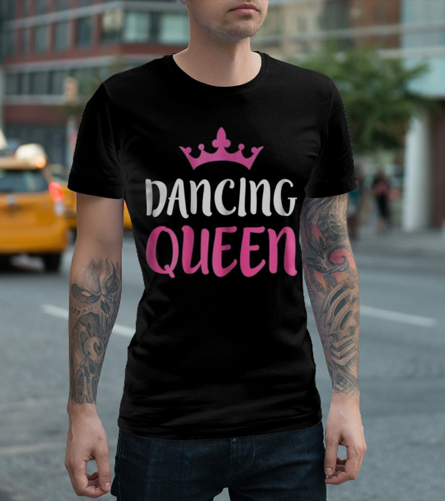 Dancing Queen Dance Humor Crown T-Shirt