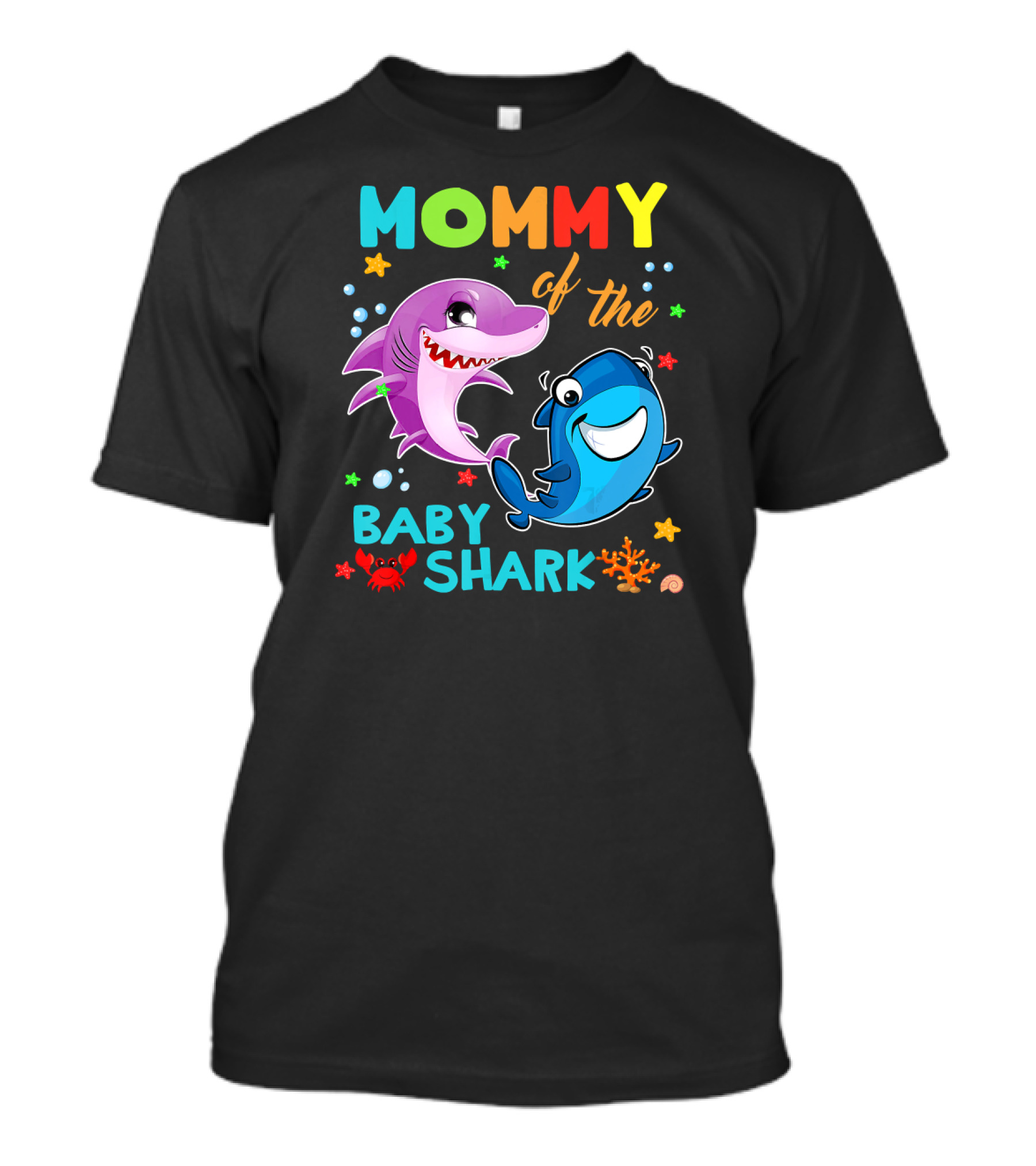 Mommy Of The Baby Shark Birthday Mommy Shark T-Shirt