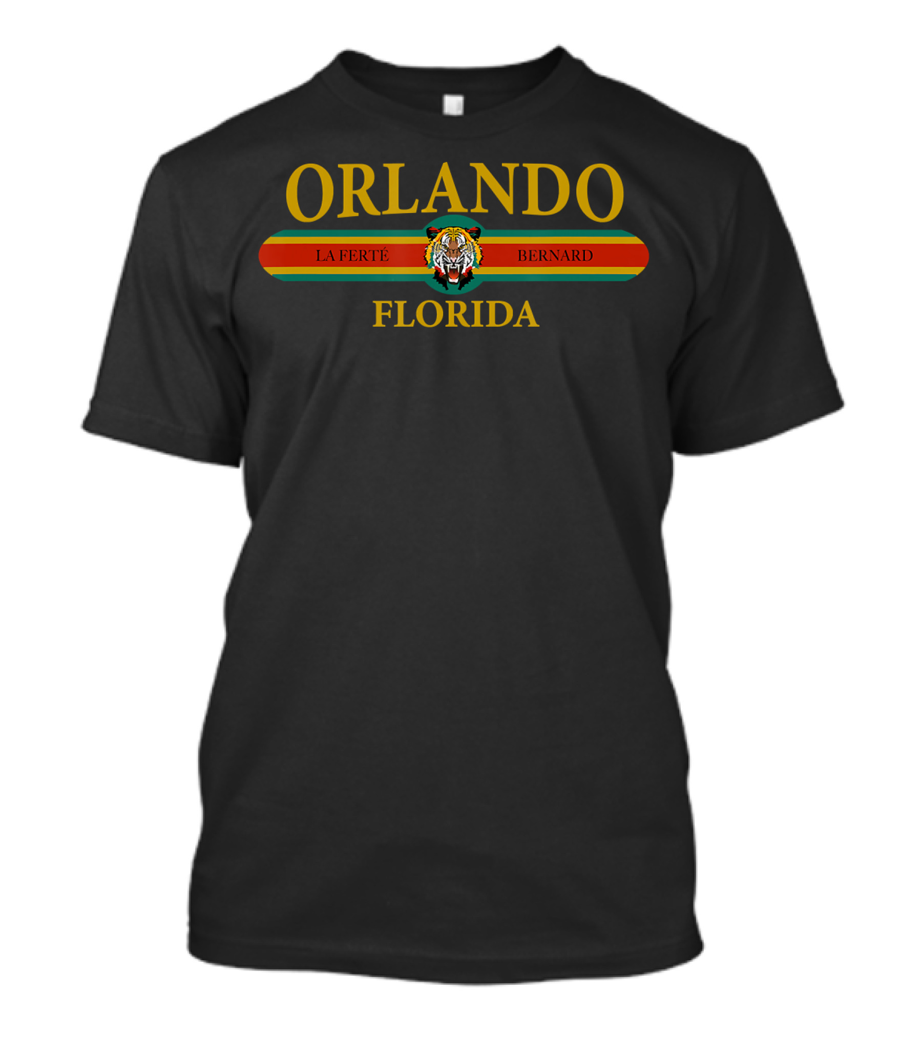 Orlando Florida La Ferté Bernard Tiger Stripe T-Shirt