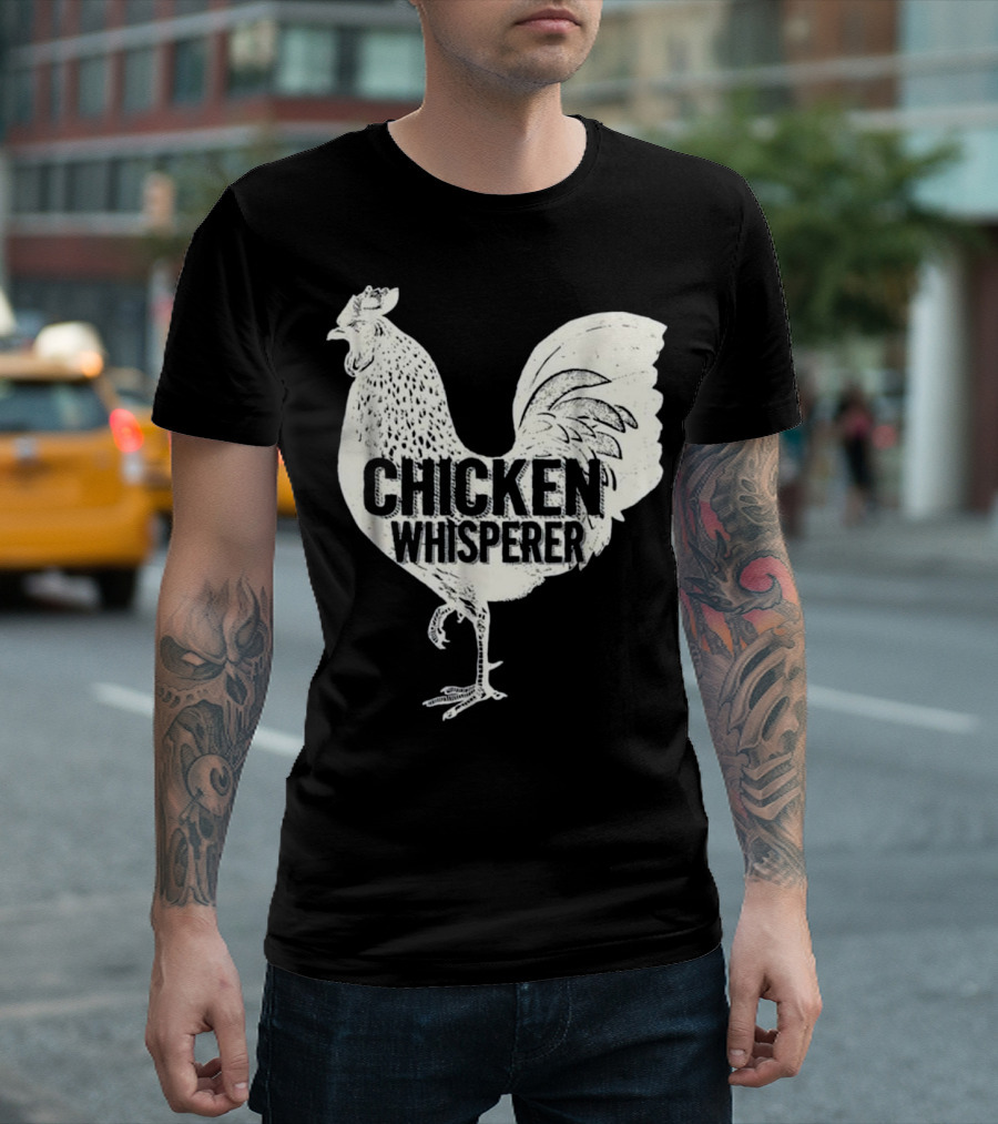 Chicken Whisperer Funny Cute Poultry Rooster T-Shirt