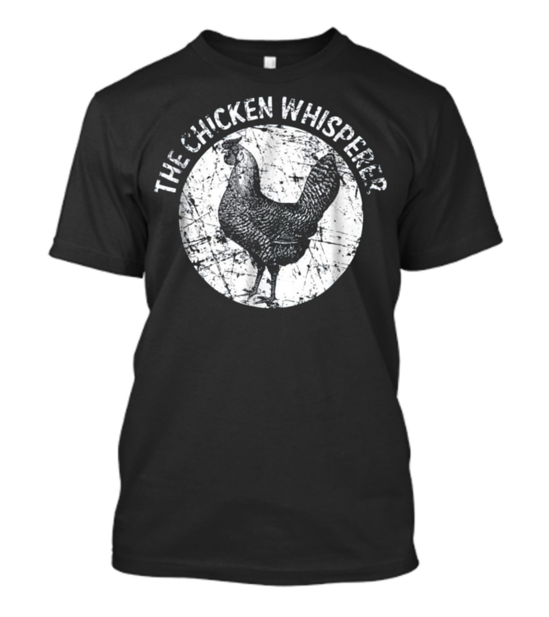 The Chicken Whisperer Vintage Poultry Sketch T-Shirt