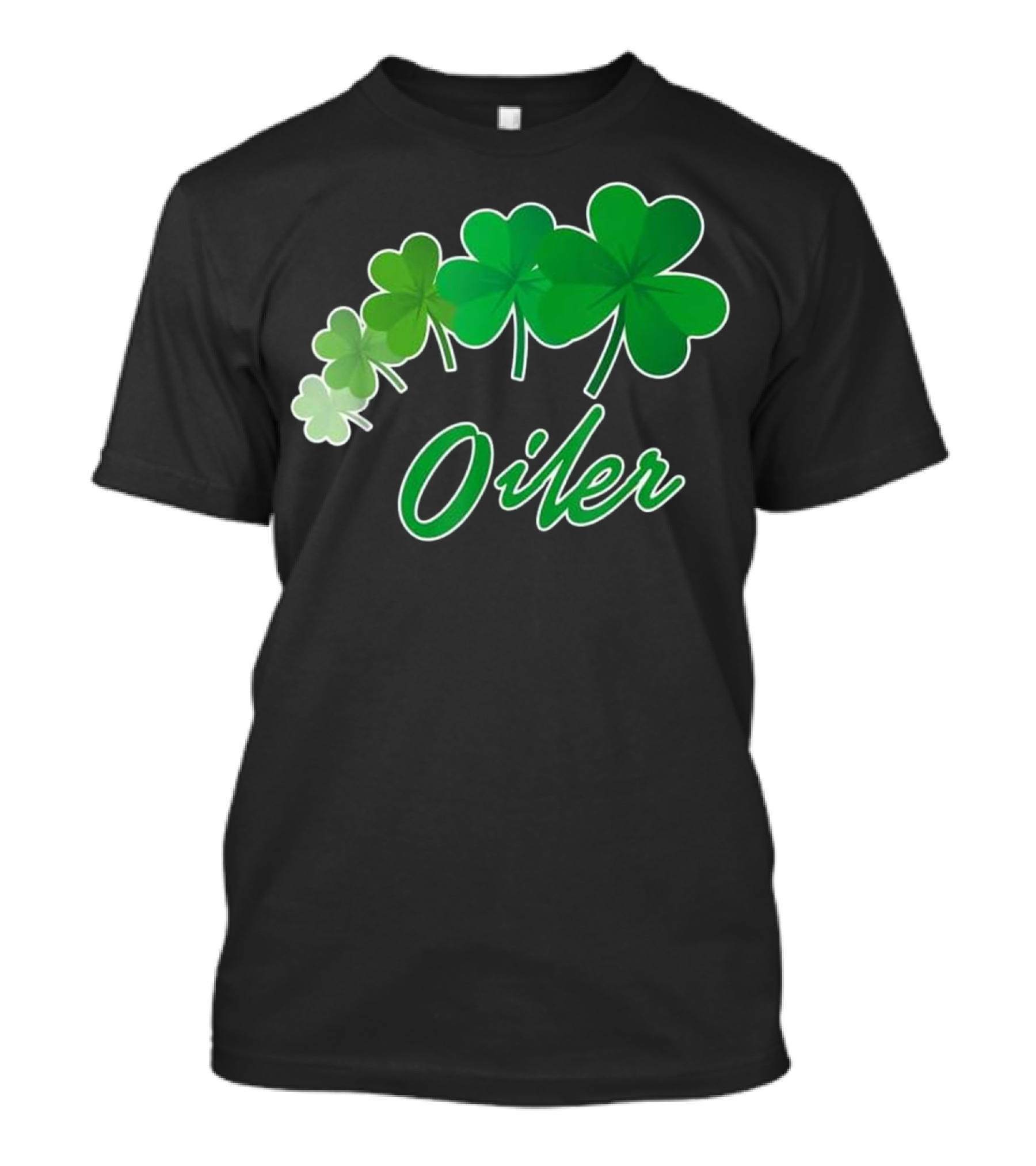 Oiler Irish Shamrocks St Patrick T-Shirt