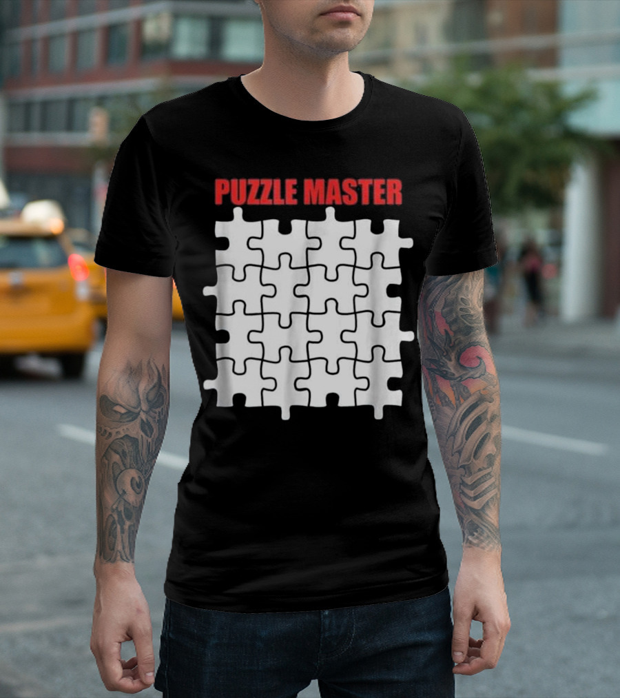 Puzzle Master Funny for Lovers Puzzle Piece Enthusiast T-Shirt