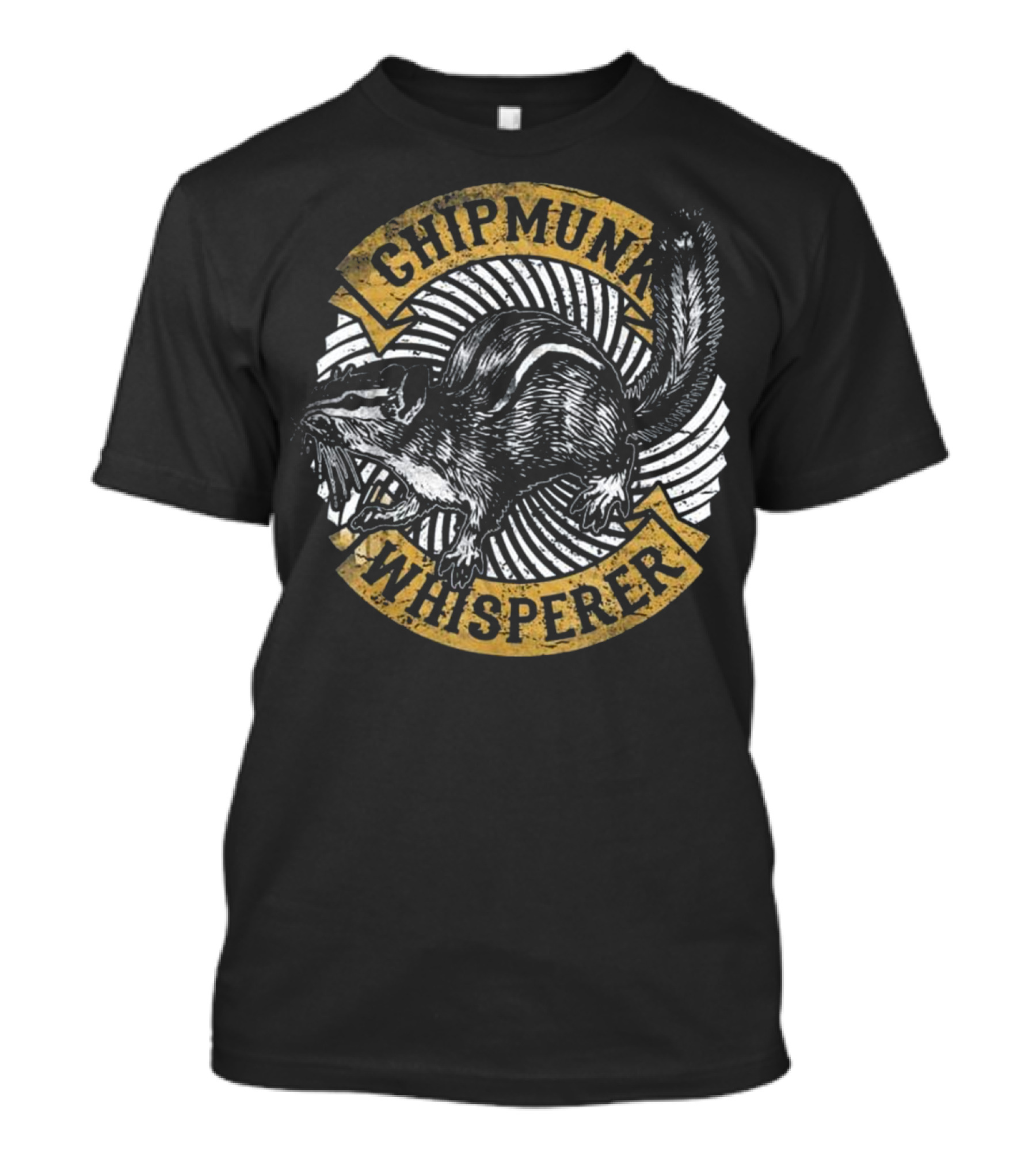 Chipmunk Whisperer Vintage Illustration Love T-Shirt