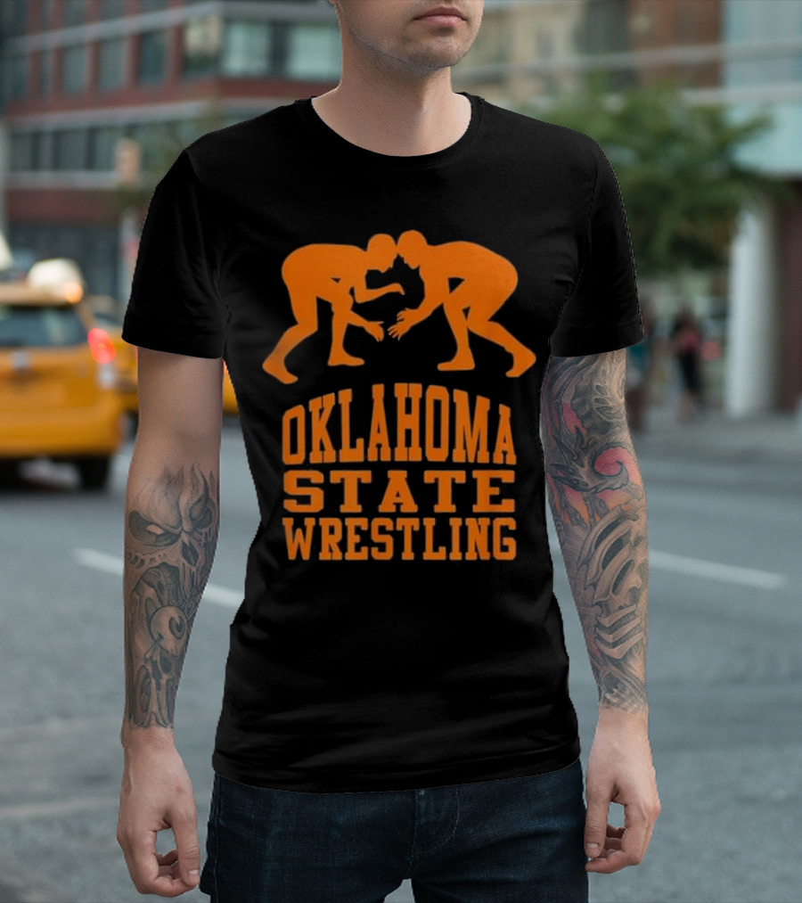 Oklahoma State Wrestling Dual Grapplers T-Shirt